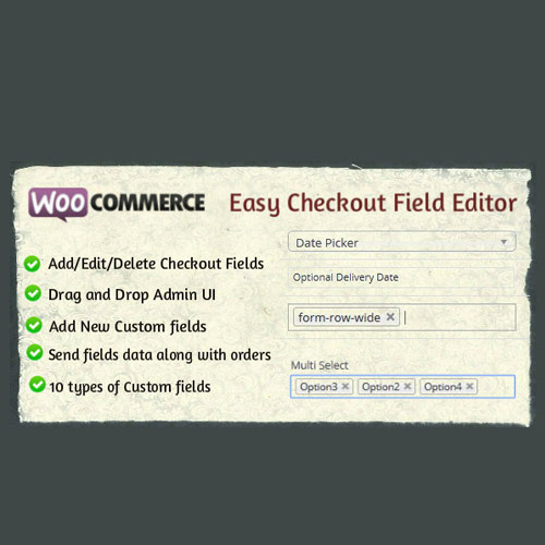 WooCommerce Easy Checkout Field Editor, Fees & Discounts