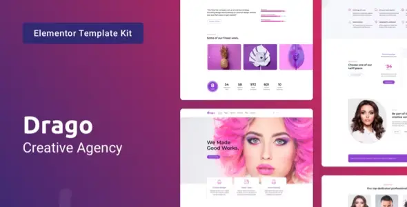 Drago – Creative Digital Agency Elementor Template Kit